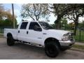 2002 Oxford White Ford F250 Super Duty XLT Crew Cab 4x4  photo #13