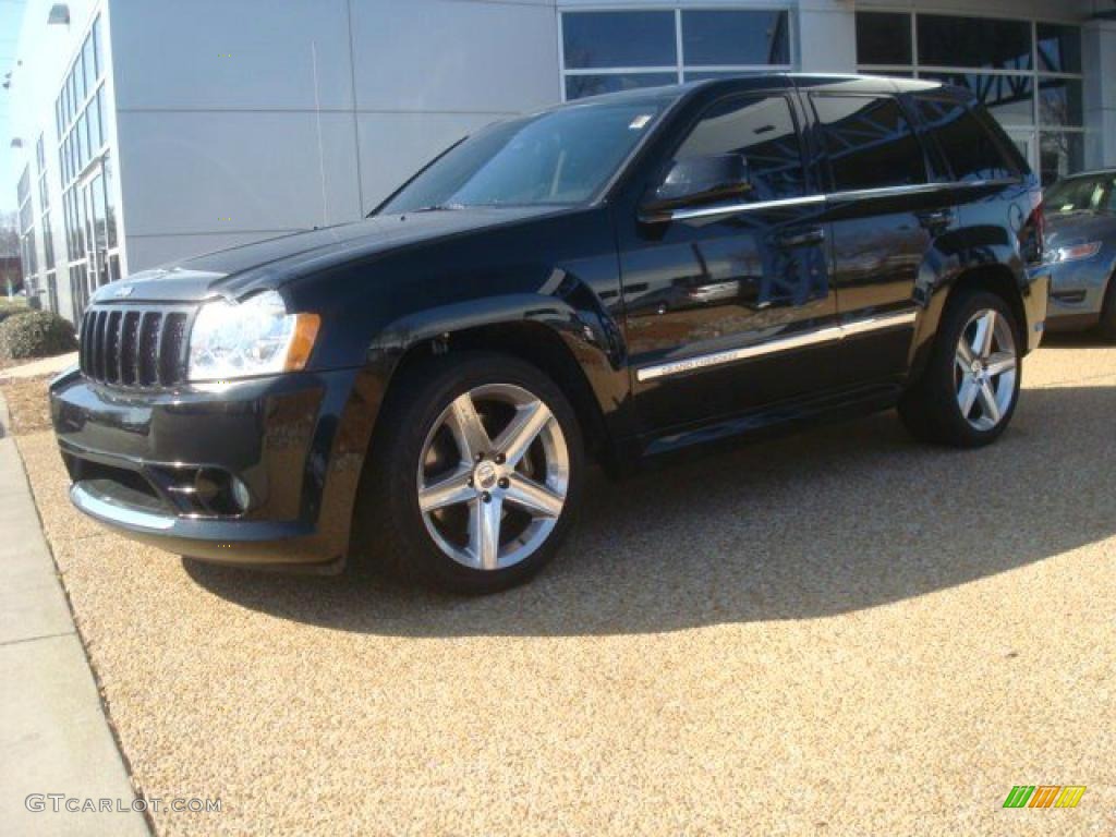 Black 2007 Jeep Grand Cherokee SRT8 4x4 Exterior Photo #46195754