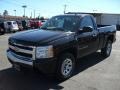 2007 Black Chevrolet Silverado 1500 LS Regular Cab  photo #1