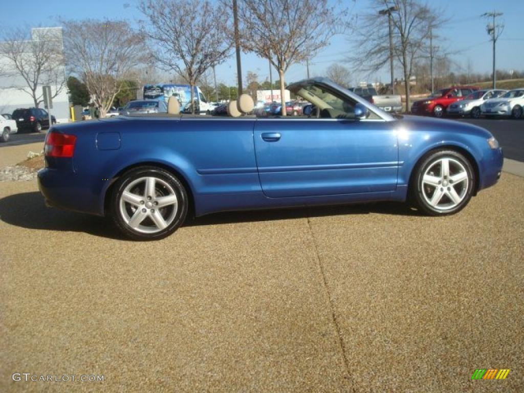 Caribic Blue Pearl 2004 Audi A4 1.8T Cabriolet Exterior Photo #46197689