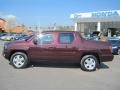 2011 Dark Cherry Pearl Honda Ridgeline RTL  photo #2