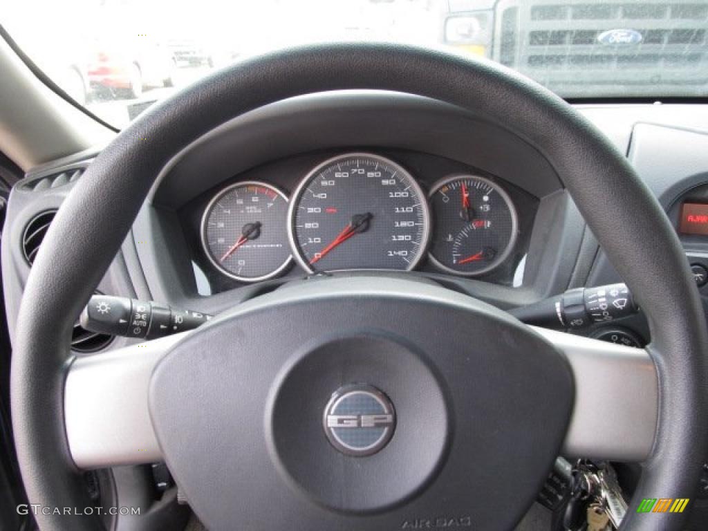2005 Pontiac Grand Prix Sedan Dark Pewter Steering Wheel Photo #46198397