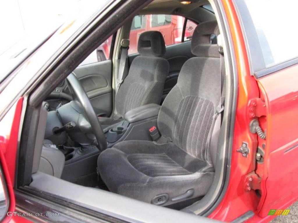 Dark Pewter Interior 2000 Pontiac Grand Am GT Sedan Photo #46198490