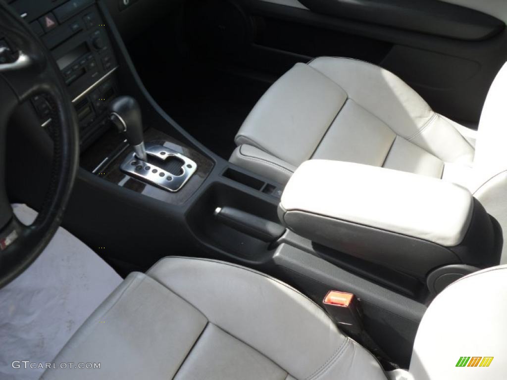 Silver/Black Interior 2005 Audi S4 4.2 quattro Cabriolet Photo #46199450