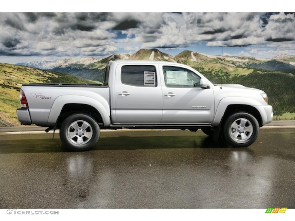 Silver Streak Mica 2011 Toyota Tacoma V6 TRD Sport Double Cab 4x4 Exterior Photo #46200068