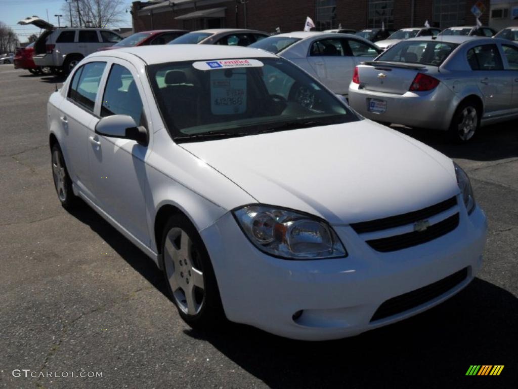 2010 Cobalt LT Sedan - Summit White / Gray photo #5