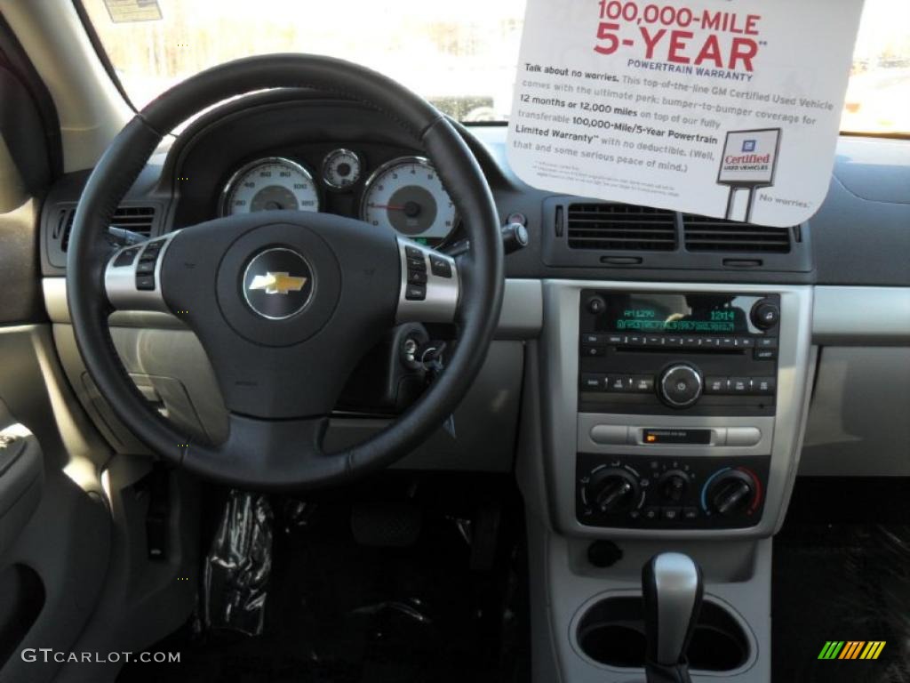 2010 Cobalt LT Sedan - Summit White / Gray photo #14