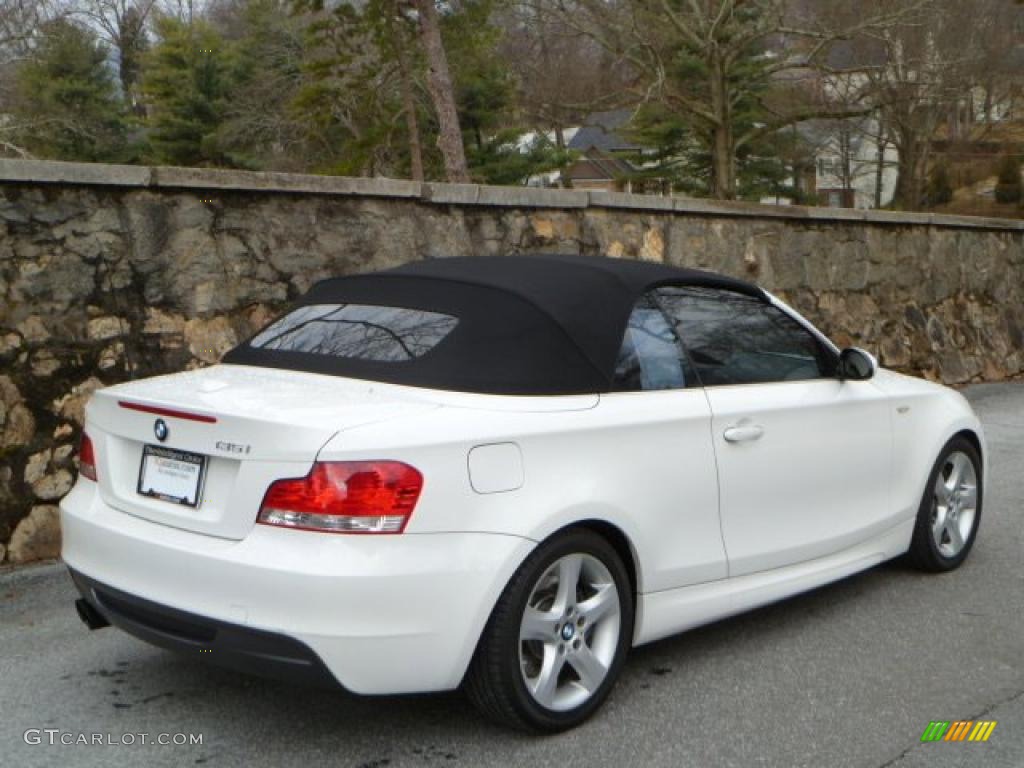 2008 1 Series 135i Convertible - Alpine White / Savanna Beige photo #3