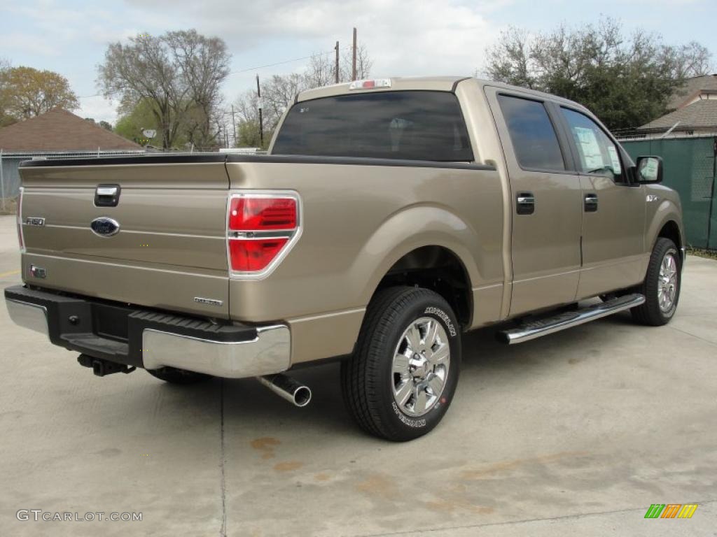 2011 F150 XLT SuperCrew - Pale Adobe Metallic / Pale Adobe photo #3