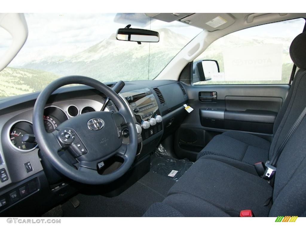 2011 Tundra SR5 Double Cab 4x4 - Magnetic Gray Metallic / Black photo #4