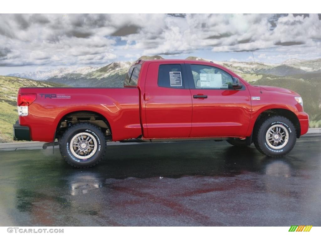 Radiant Red 2011 Toyota Tundra TRD Rock Warrior Double Cab 4x4 Exterior Photo #46201823