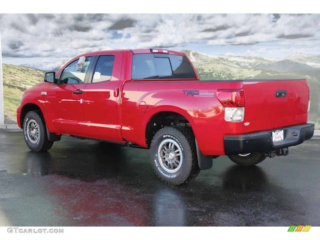 Radiant Red 2011 Toyota Tundra TRD Rock Warrior Double Cab 4x4 Exterior Photo #46201832