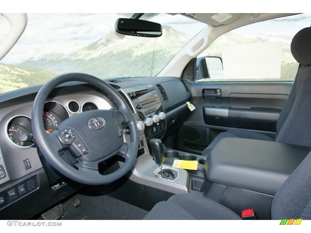 Graphite Gray Interior 2011 Toyota Tundra TRD Rock Warrior Double Cab 4x4 Photo #46201838