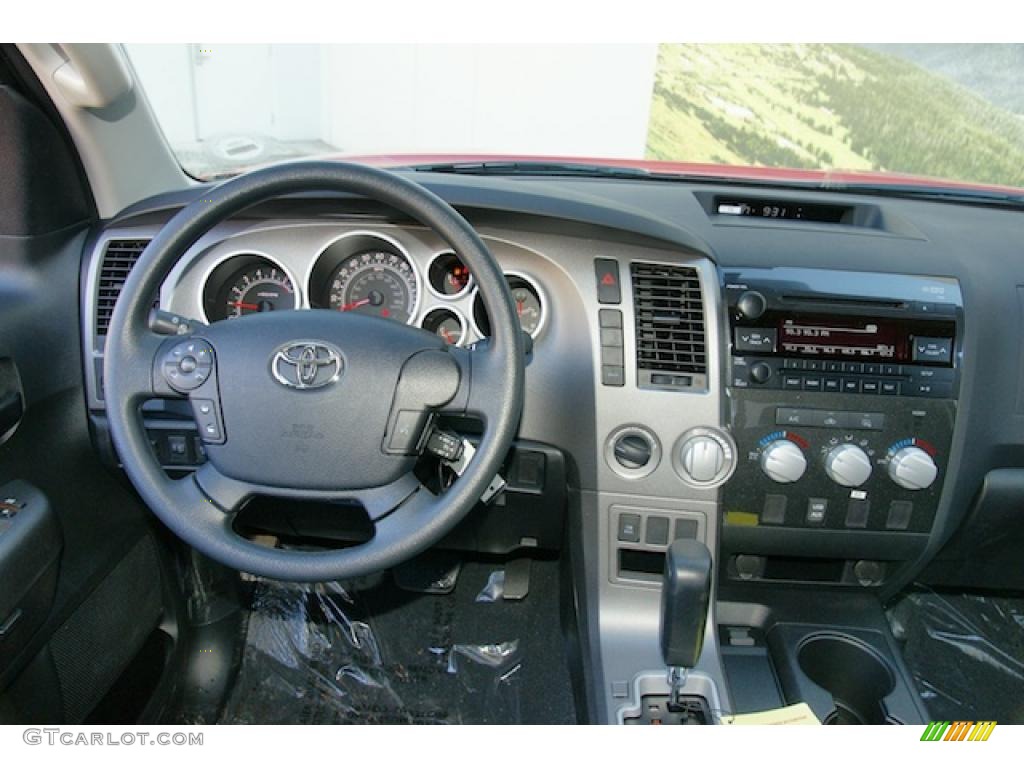 2011 Toyota Tundra TRD Rock Warrior Double Cab 4x4 Graphite Gray Dashboard Photo #46201874