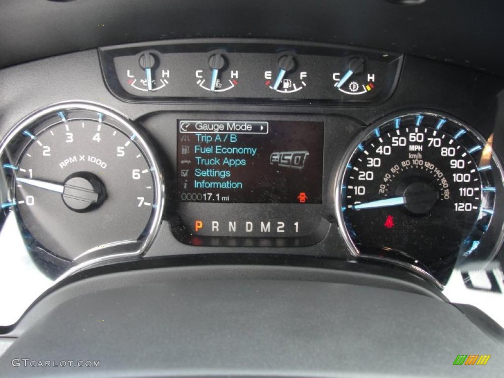 2011 Ford F150 XLT SuperCrew Gauges Photo #46202267