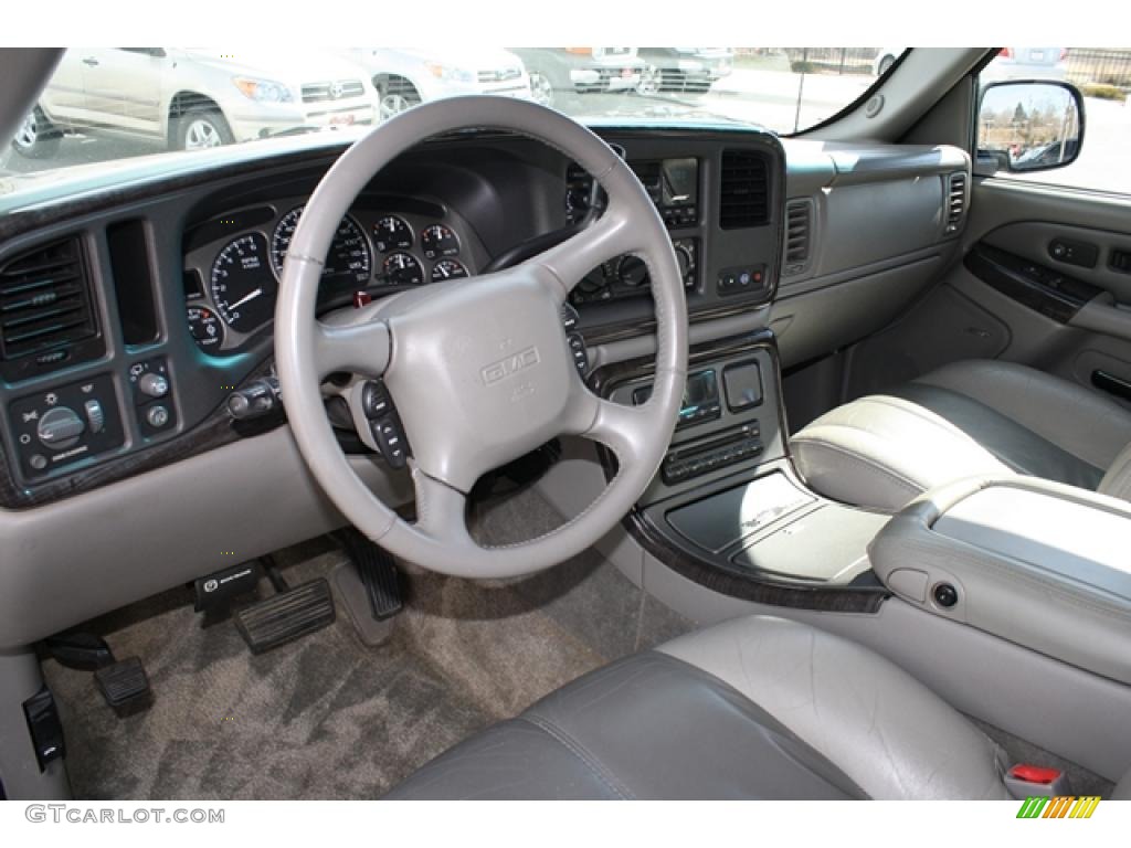 Stone Gray Interior 2002 GMC Yukon XL Denali AWD Photo #46202360