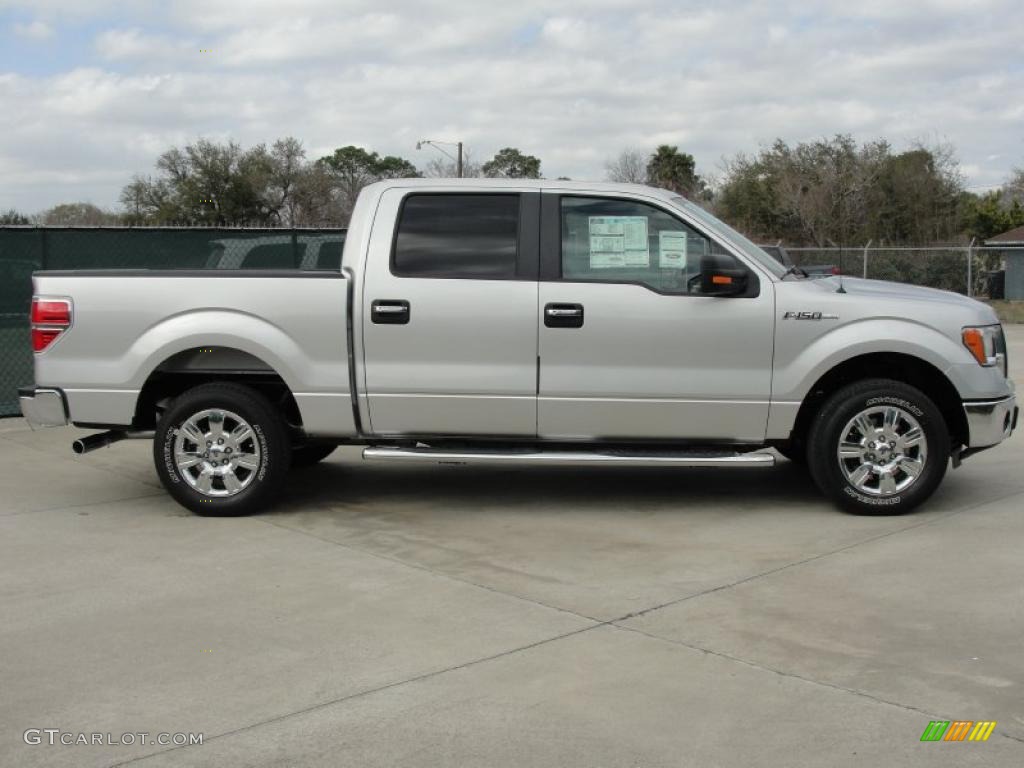 Ingot Silver Metallic 2011 Ford F150 XLT SuperCrew Exterior Photo #46202786