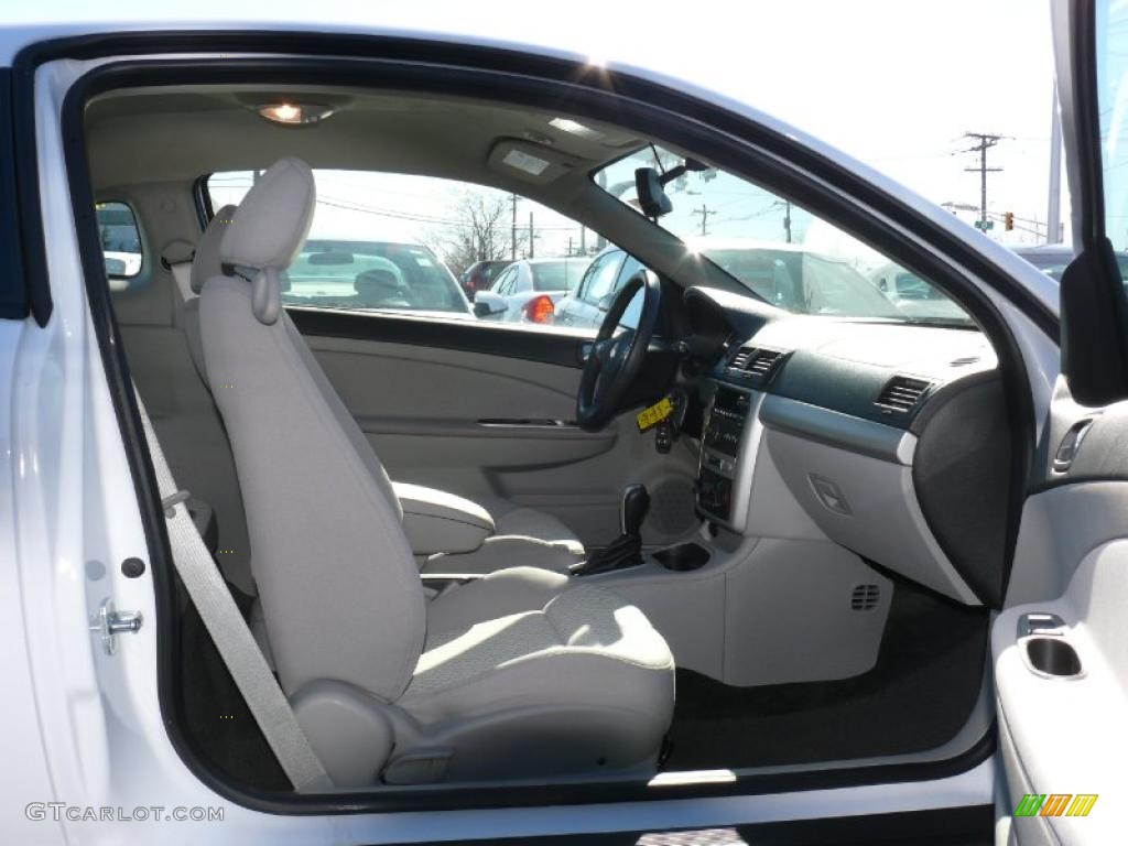 2010 Cobalt LT Coupe - Summit White / Gray photo #8