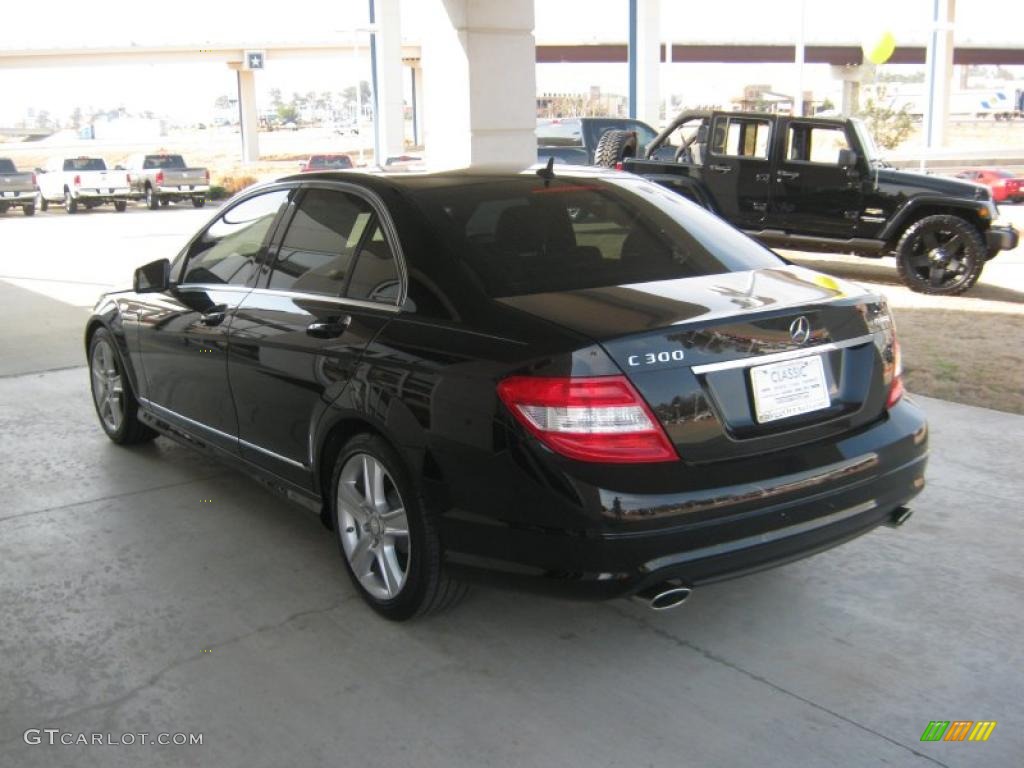 2010 C 300 Sport - Black / Black photo #2