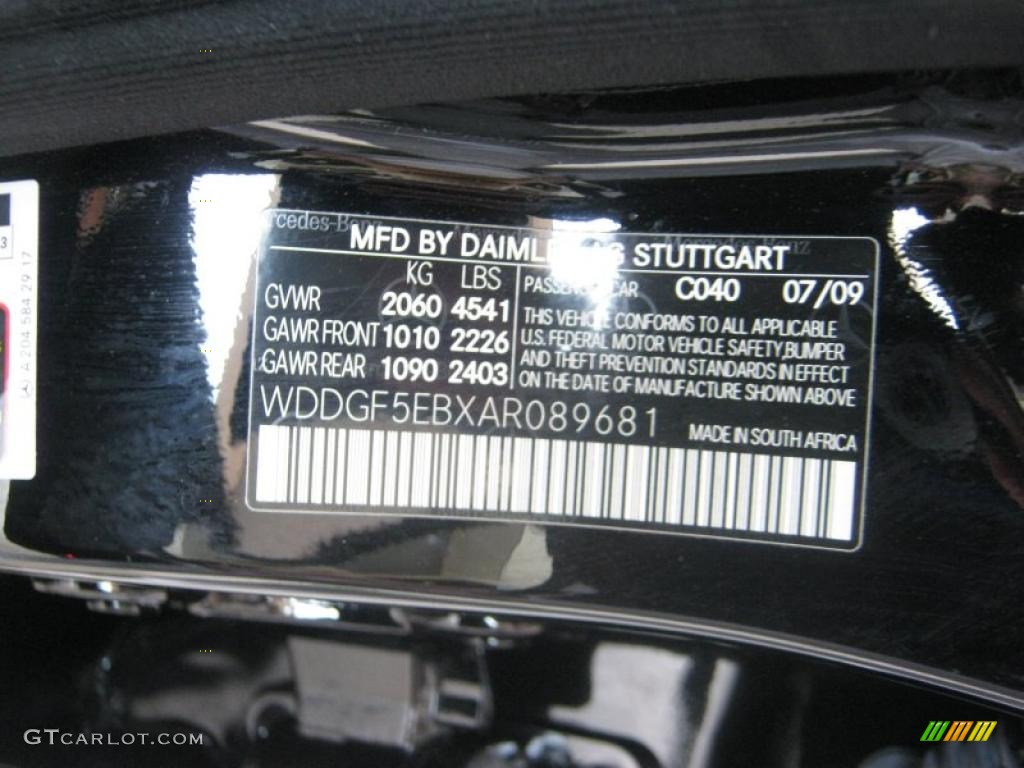 2010 C 300 Sport - Black / Black photo #26