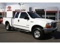1999 Oxford White Ford F250 Super Duty XLT Extended Cab 4x4  photo #1
