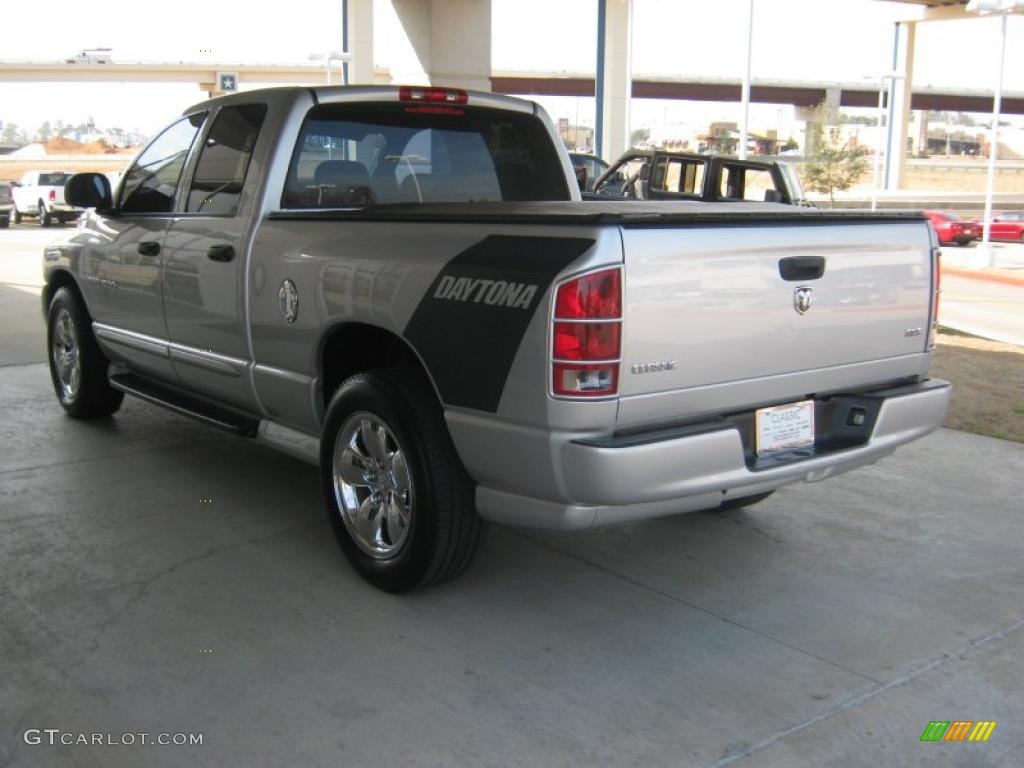 2005 Ram 1500 SLT Road Runner Quad Cab - Bright Silver Metallic / Dark Slate Gray photo #2