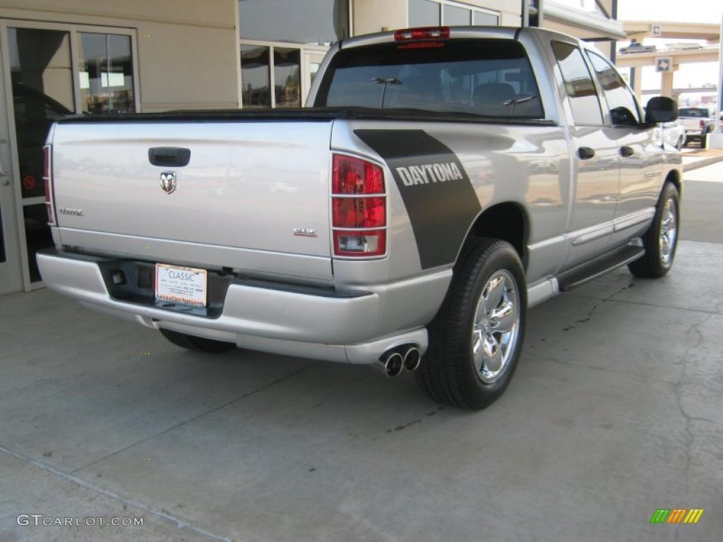 2005 Ram 1500 SLT Road Runner Quad Cab - Bright Silver Metallic / Dark Slate Gray photo #4