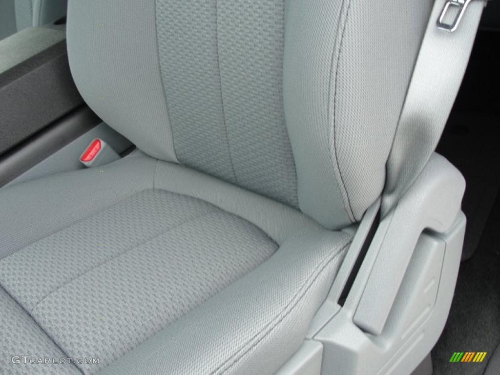 Steel Gray Interior 2011 Ford F150 XLT SuperCrew Photo #46204088