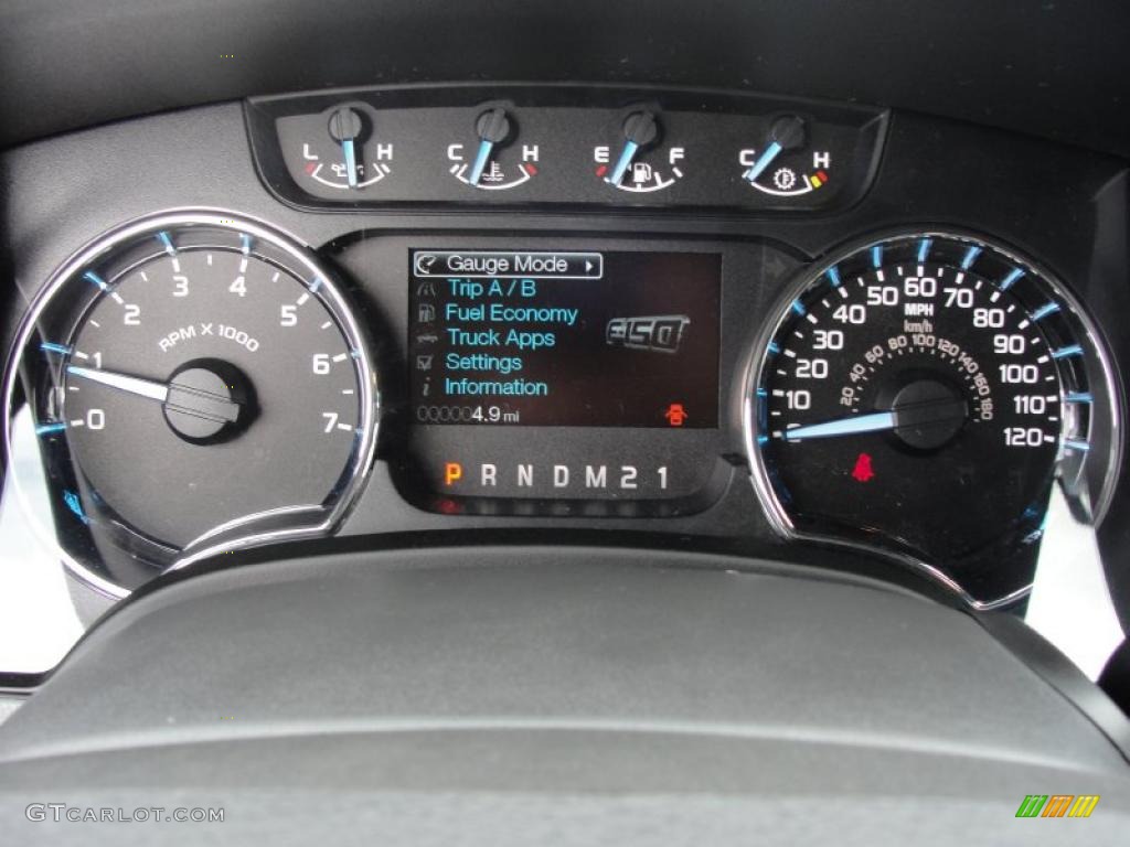 2011 Ford F150 XLT SuperCrew Gauges Photo #46204196