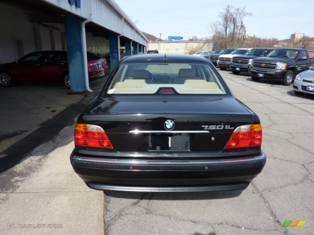 Jet Black 2000 BMW 7 Series 750iL Sedan Exterior Photo #46204310