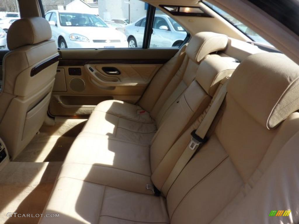 Sand Interior 2000 BMW 7 Series 750iL Sedan Photo #46204334