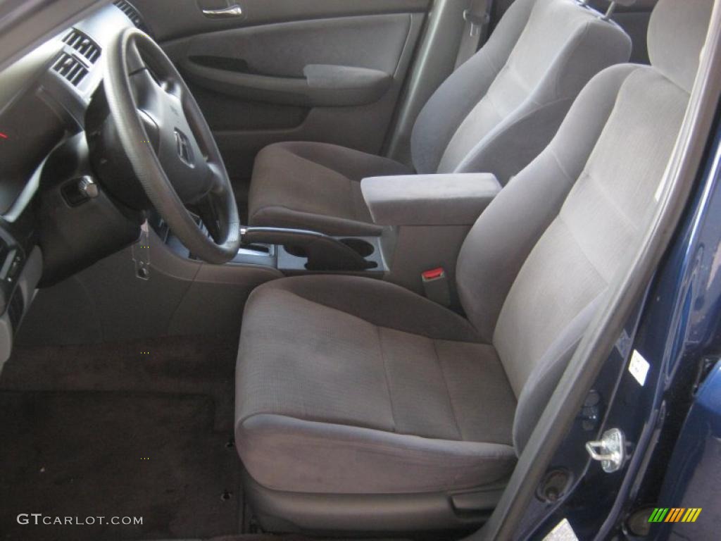 2003 Accord DX Sedan - Eternal Blue Pearl / Gray photo #12