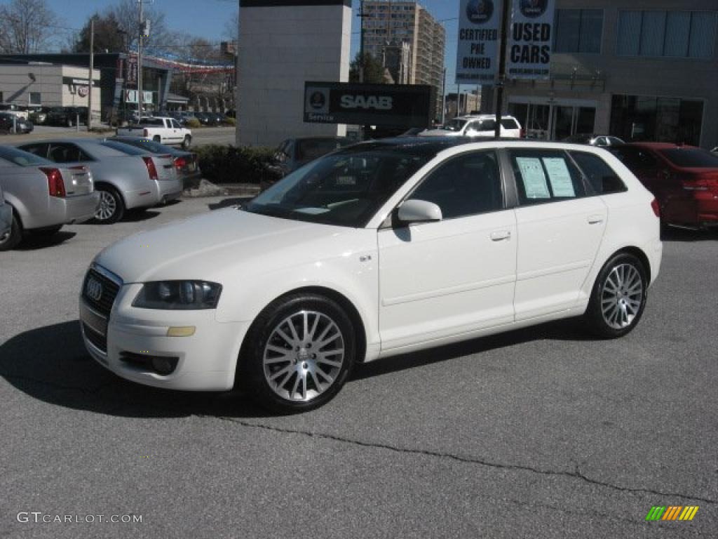 2006 A3 2.0T - Arctic White / Black photo #2