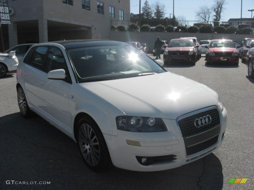 2006 A3 2.0T - Arctic White / Black photo #4