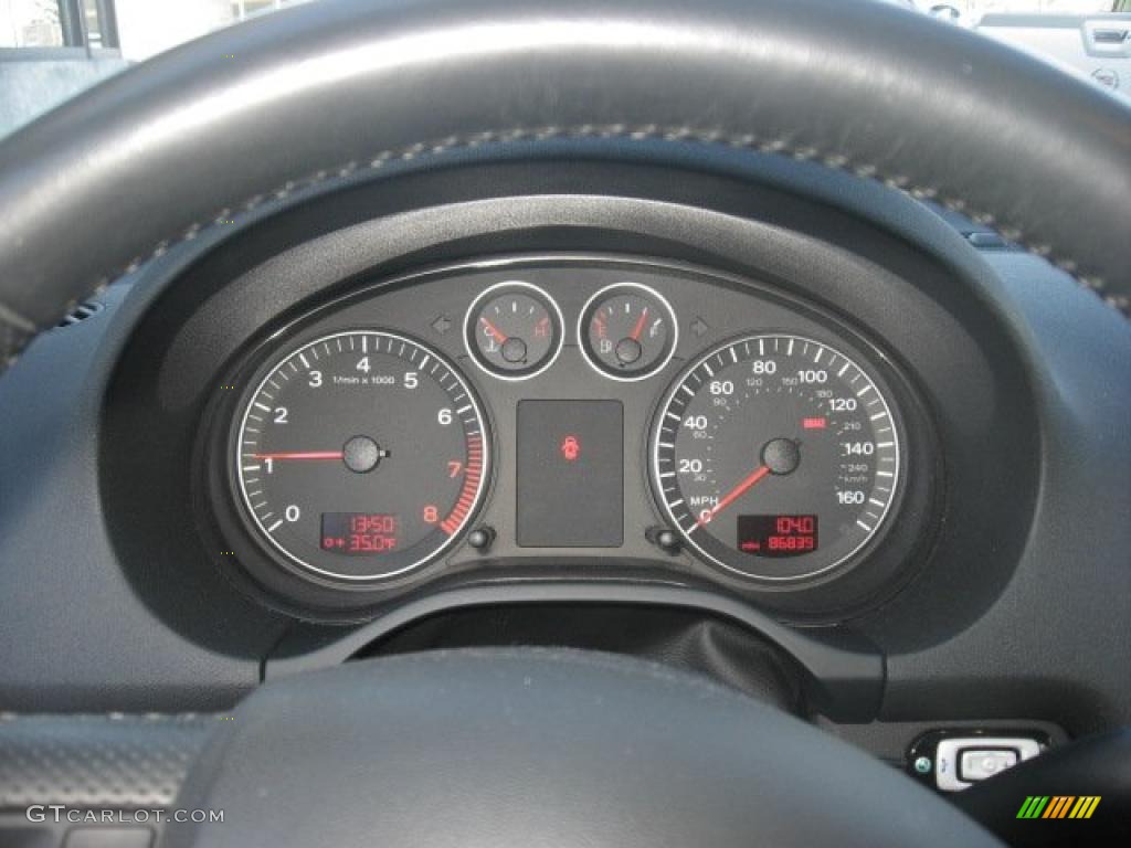 2006 Audi A3 2.0T Gauges Photo #46204781