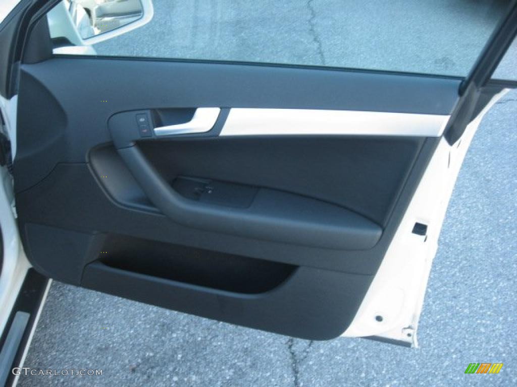 2006 Audi A3 2.0T Black Door Panel Photo #46204838