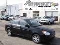 2006 Ebony Black Hyundai Accent GLS Sedan  photo #1