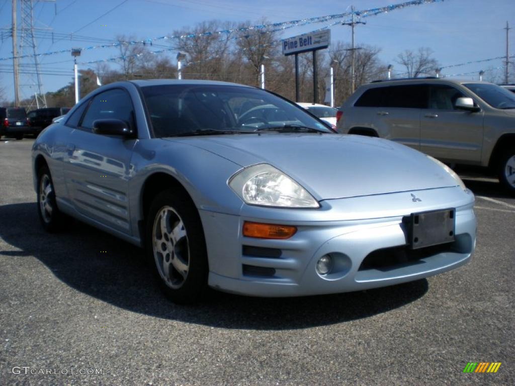2003 Eclipse GS Coupe - Steel Blue Pearl / Midnight photo #3