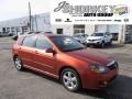 2009 Copperhead Orange Metallic Kia Spectra 5 SX Wagon #46183700