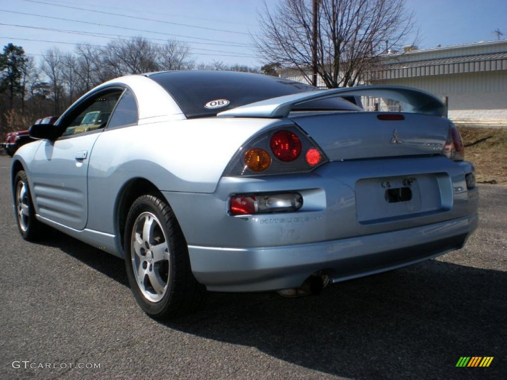 2003 Eclipse GS Coupe - Steel Blue Pearl / Midnight photo #7
