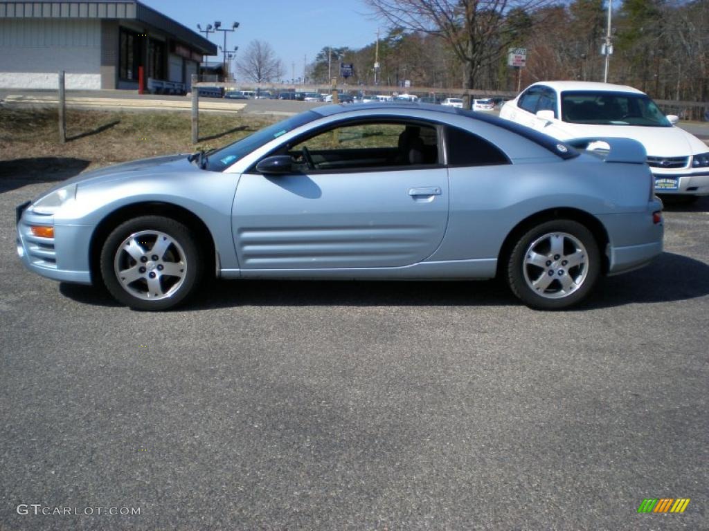 2003 Eclipse GS Coupe - Steel Blue Pearl / Midnight photo #8