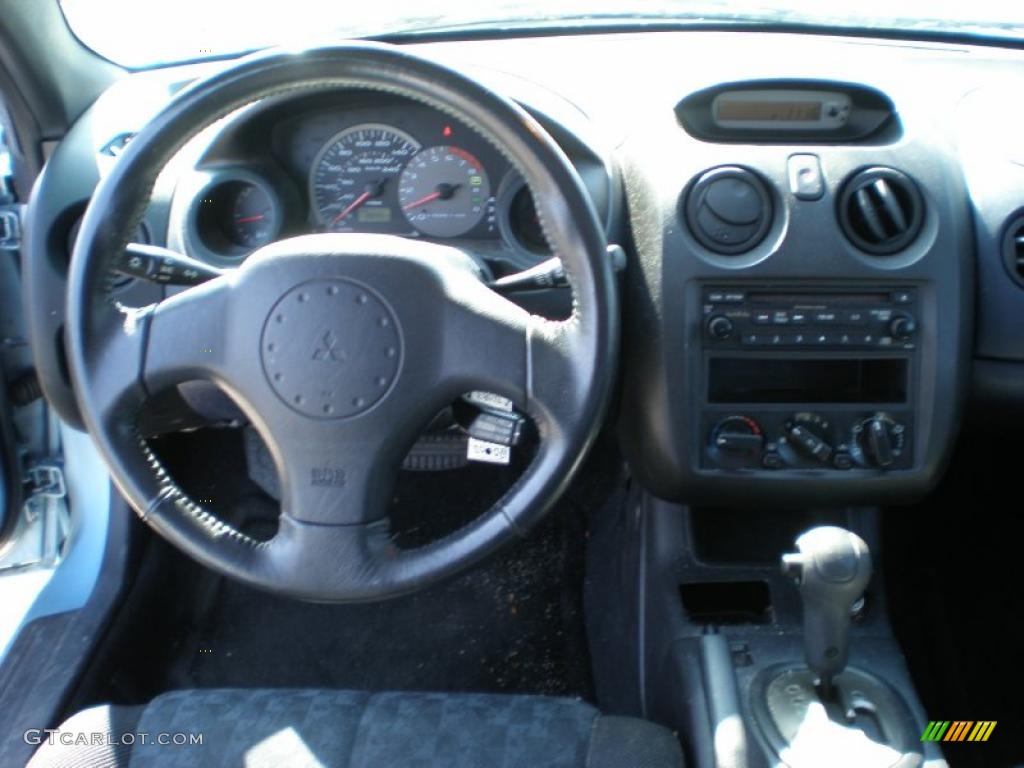 2003 Eclipse GS Coupe - Steel Blue Pearl / Midnight photo #13