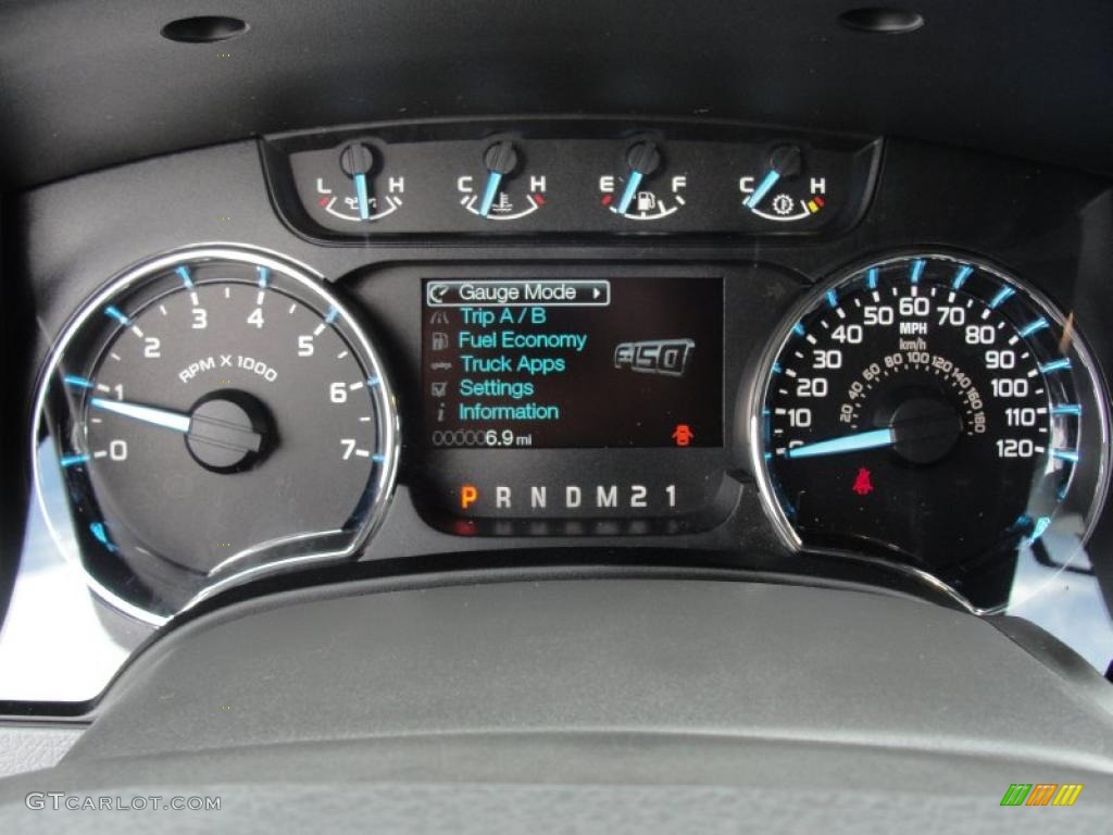 2011 Ford F150 XLT SuperCrew Gauges Photo #46206497