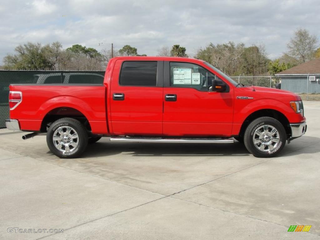 Race Red 2011 Ford F150 XLT SuperCrew Exterior Photo #46207148
