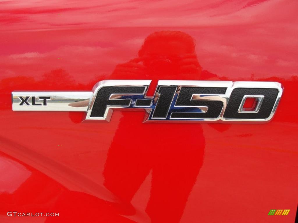 2011 F150 XLT SuperCrew - Race Red / Steel Gray photo #13