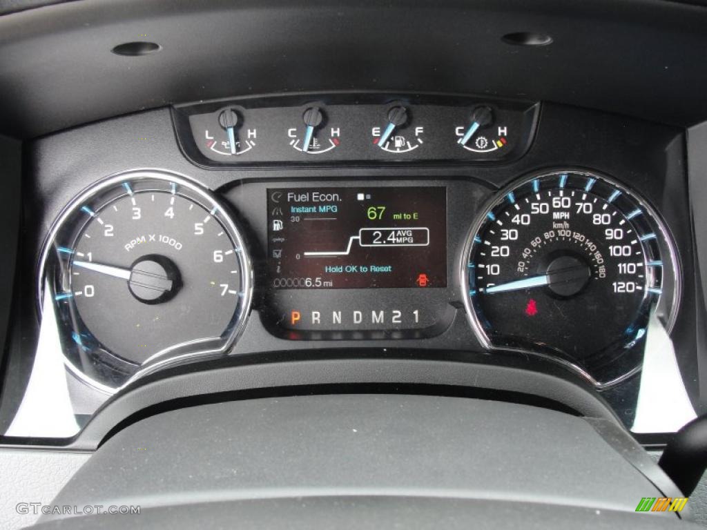 2011 Ford F150 XLT SuperCrew Gauges Photo #46207493