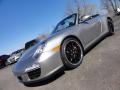 2011 Platinum Silver Metallic Porsche 911 Carrera GTS Cabriolet  photo #1