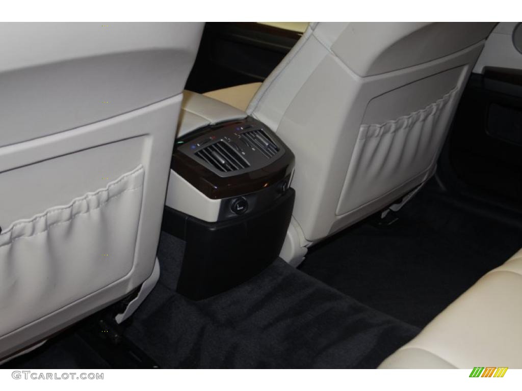 2008 7 Series 750Li Sedan - Monaco Blue Metallic / Cream Beige photo #48