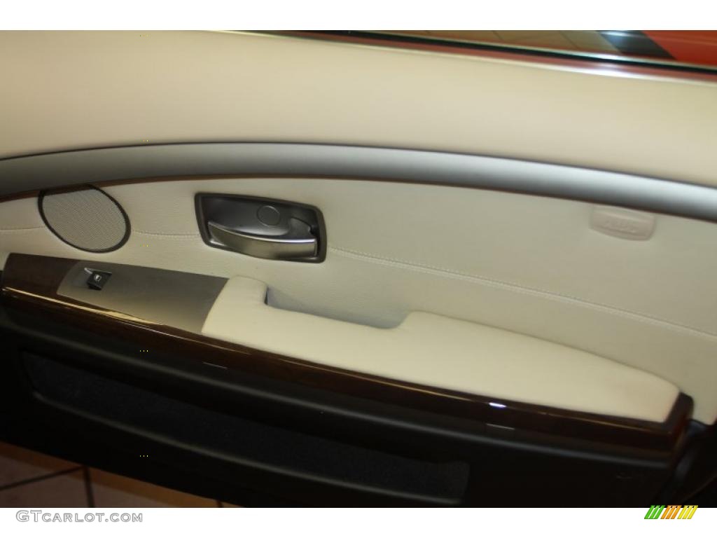 2008 7 Series 750Li Sedan - Monaco Blue Metallic / Cream Beige photo #59