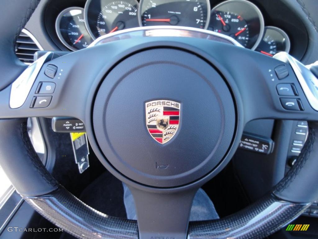 2011 Porsche 911 Carrera GTS Cabriolet Black w/Alcantara Steering Wheel Photo #46209194